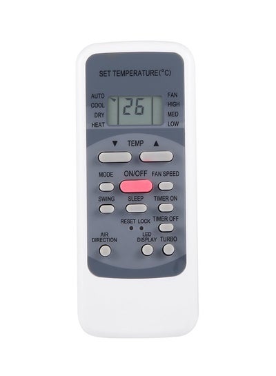 Buy Universal Air Conditioner Remote Control Replacement For Media R51M White in Saudi Arabia
