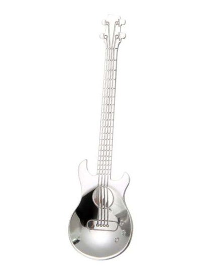 Buy Music Pub Guitar Shape Spoon Silver in Saudi Arabia