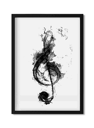 Buy Music Wall Art Painting Multicolour 32x22x2centimeter in Saudi Arabia