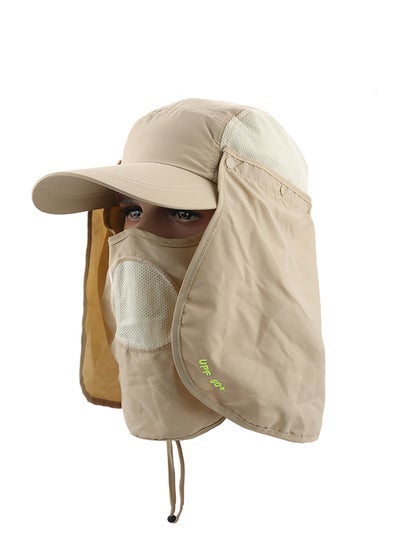 Buy UPF Summer Sunscreen Hat Beige in UAE