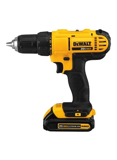 Buy Cordless Drill Driver Yellow/Black 13mm in Saudi Arabia