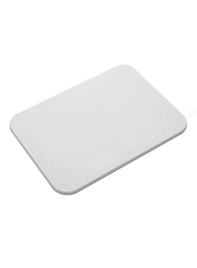 Buy Bathroom Quick Drying Diatomaceous Floor Mat White 60 x 39cm in UAE