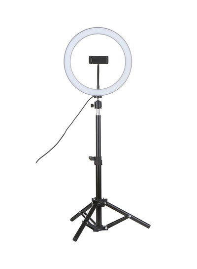 اشتري 5V DC 7W LED Light Selfie Camera Lamp With Telescopic Tripod Multicolour 1180grams في السعودية