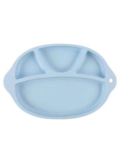 اشتري Childrens Meal Compartment Plate Blue 27.5*18*2 سنتيمتر في الامارات