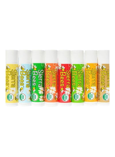 Buy Pack Of 8 Lip Balm Multicolour in Saudi Arabia