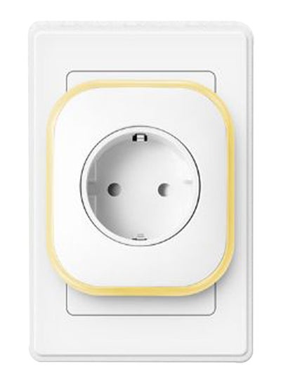 Buy Household Intelligent Sockets White/Silver 8 x 6.8cm in UAE