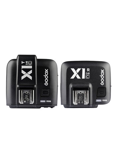 Buy 2.4G Wireless LCD Flash Strobe Trigger Transmitter Receiver For Canon Black in Saudi Arabia