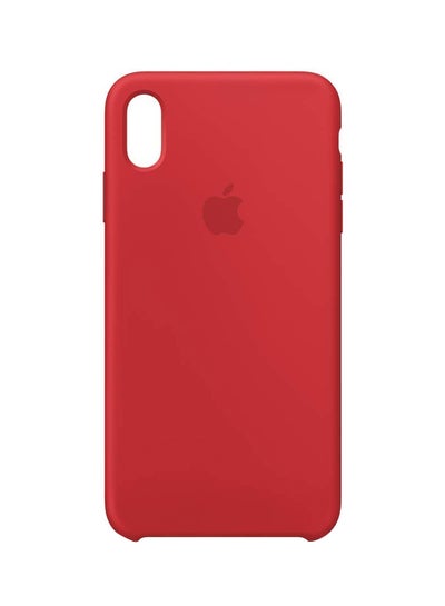 Buy Silicone Snap Case Cover For Apple iPhone XS Max Red in UAE