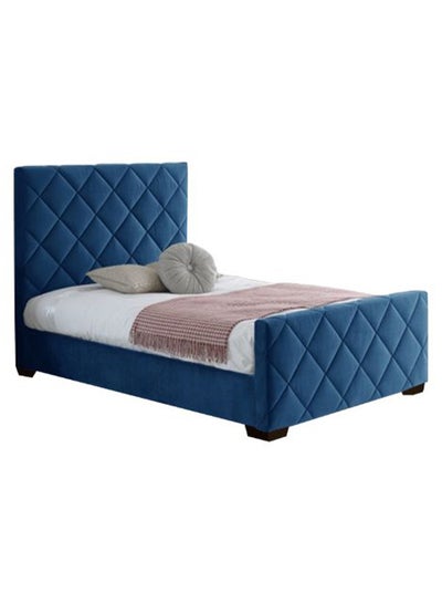 Buy Bed Frame With Mattress Blue 200 x 200centimeter in UAE