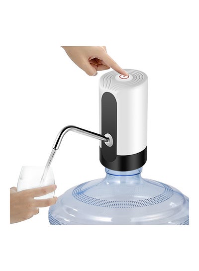 Buy Jipush Barreled Water Pump Dispenser Automatic Feed Compressor White 7.4x13.2centimeter in Saudi Arabia