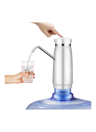 Buy Jipush Rechargeable Water Dispenser Automatic Water Feeder Suction White 7x17centimeter in UAE