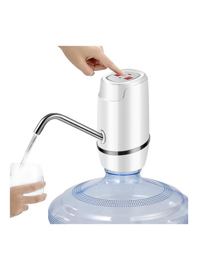 Buy Jipush Rechargeable Barrel Water Pump Electric Pure Suction White 6.2X13.5centimeter in UAE