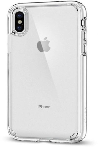 اشتري Ultra Thin Wing Case Cover For Apple iPhone X شفاف في الامارات