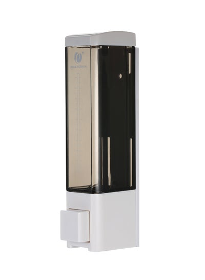 Buy Wall-Mounted Single Bottle Manual Soap Dispenser White 0.184kg in UAE