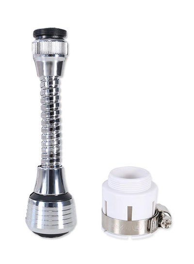 Buy 360 Rotate Swivel Water Saving Tap Aerator Silver in Saudi Arabia