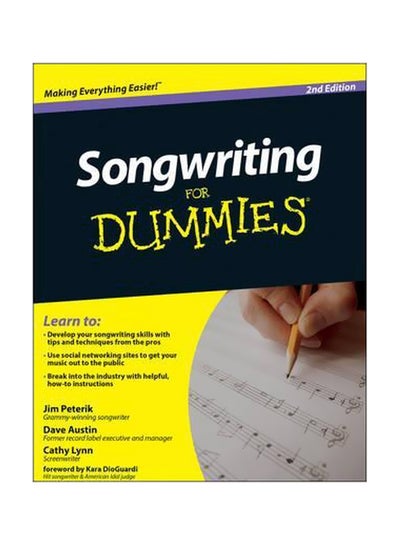 Buy Songwriting For Dummies paperback english - 09 Aug 2010 in Egypt