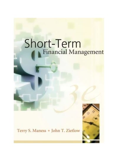 Buy Short-Term Financial Management Hardback English by Terry S Maness - 09 September 2004 in Egypt