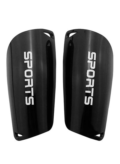 Buy 2-Piece Board Soccer Training Calf Protector Breathable Football Leg Pad in UAE