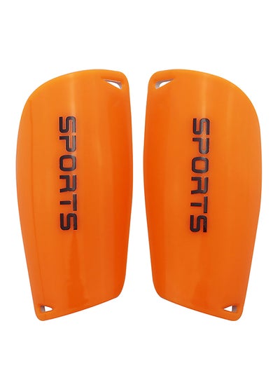 Buy 2-Piece Board Soccer Training Calf Protector Breathable Football Leg Pad in UAE