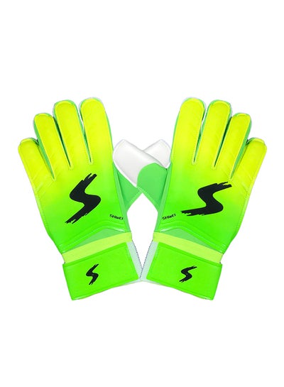 Buy Finger Protection Latex Soccer Goalkeeper Gloves in UAE