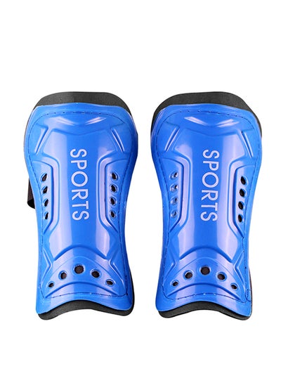 اشتري 2-Piece Protective Board Soccer Training Calf Protector Breathable Football Leg Pad في الامارات