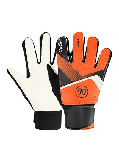 Buy Finger Protection Latex Soccer Goalkeeper Gloves in UAE
