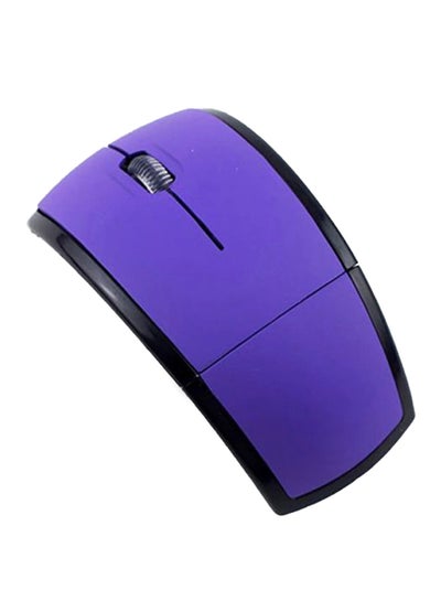 Buy Wireless Folding Mouse Purple/Black in UAE