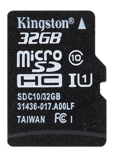 Buy Micro SD Flash Memory Card With Adapter Black in Saudi Arabia