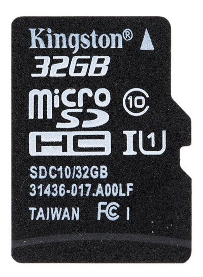Buy Micro SD Flash Memory Card With Adapter Black in Saudi Arabia