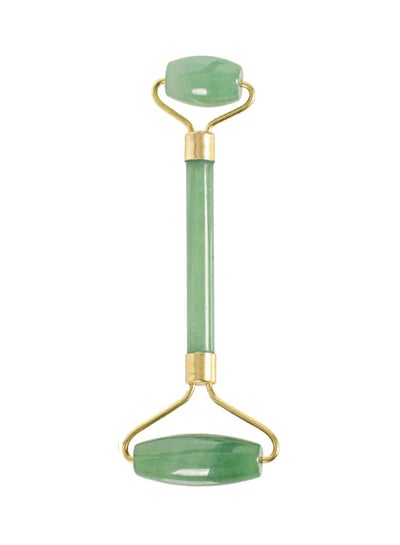 Buy Jade Facial Massager Roller Green/Gold in Saudi Arabia