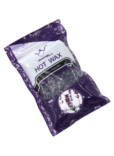 Buy Lavender Hard Wax Beans Purple 100grams in Saudi Arabia