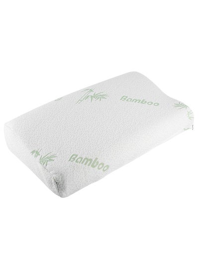 Buy Memory Foam Pillow Polyester White in UAE