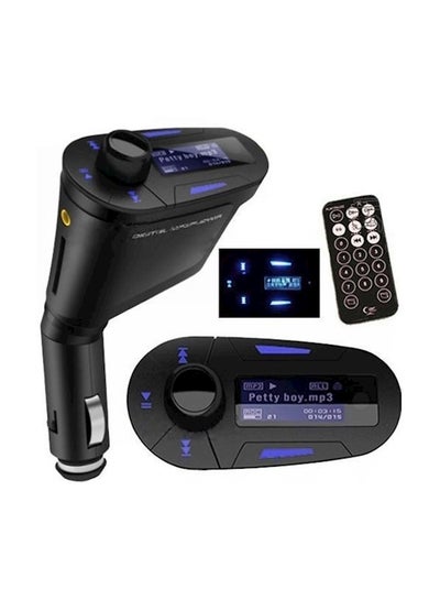 اشتري Wireless Car Kit Mp3 Player أزرق في الامارات