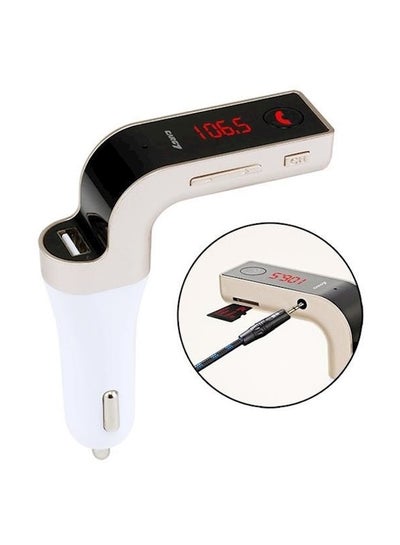 اشتري Bluetooth FM Transmitter With Aux Modulator Kit في الامارات