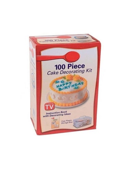 Buy 100-Piece Cake Decorating Kit Multicolour in Saudi Arabia