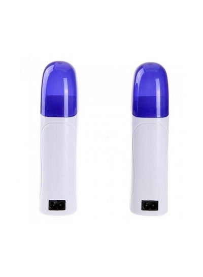 Buy Depilatory Wax Cartridge Heater White/Blue in UAE