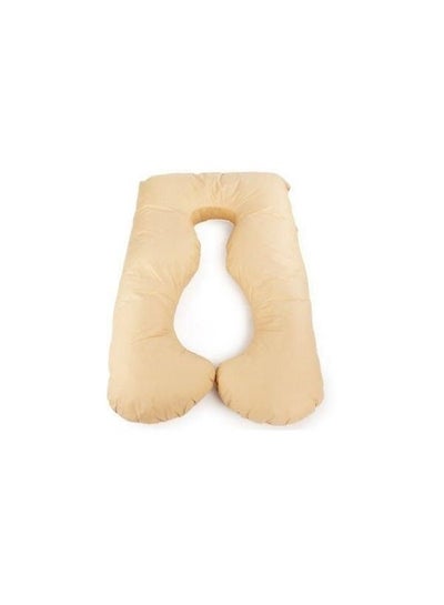 Buy Cotton Maternity Pillow cotton Beige 100x120cm in UAE