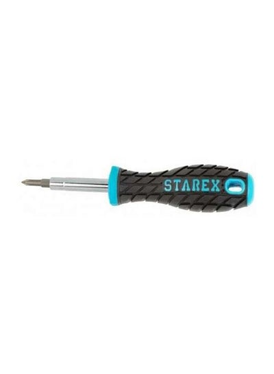 Buy 6-In-1 Portable Screwdriver Black/Blue/Silver in UAE