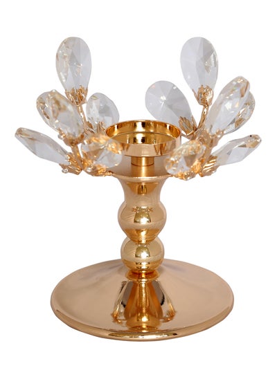 اشتري Maize Gold Candle Holder Gold 12x12x15 سنتيمتر في الامارات