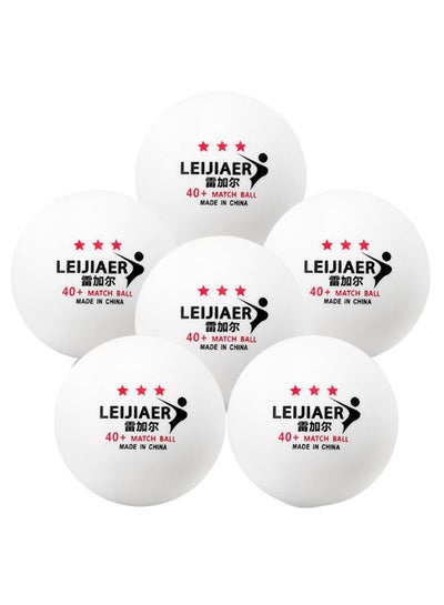 Buy 6-Piece 3-Star Table Tennis Ball Set in UAE