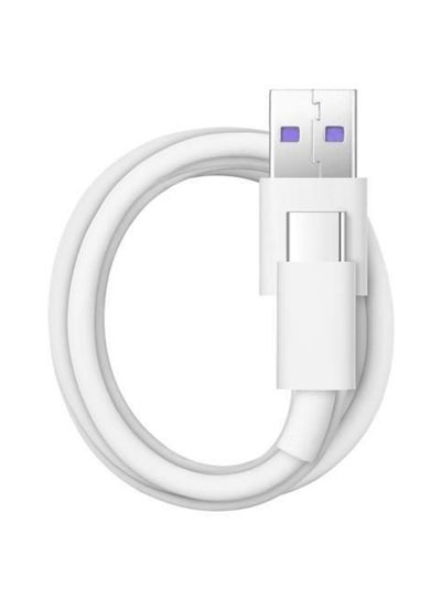 Buy Type C Data Sync Charging Cable White in Saudi Arabia