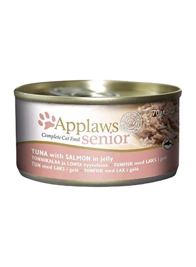 اشتري Senior Tuna With Salmon In Jelly Tin في الامارات