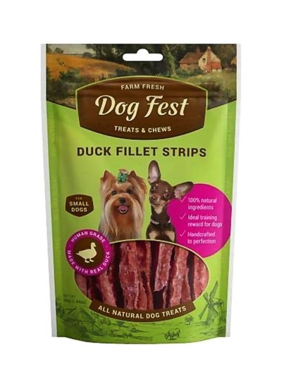 Buy Duck Fillet Strips For Small Dogs 55grams in UAE