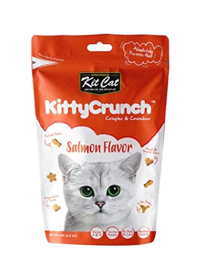 Buy Kitty Crunch Salmon Flavor Treats 60grams in UAE