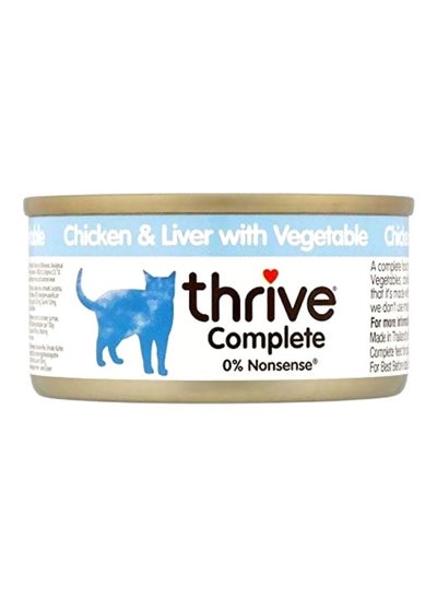 Buy Chicken And Liver With Vegetable Wet Food 900grams in UAE