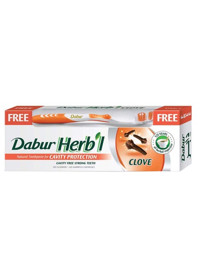Buy Herbal Extract Toothpaste With Toothbrush 150grams in UAE