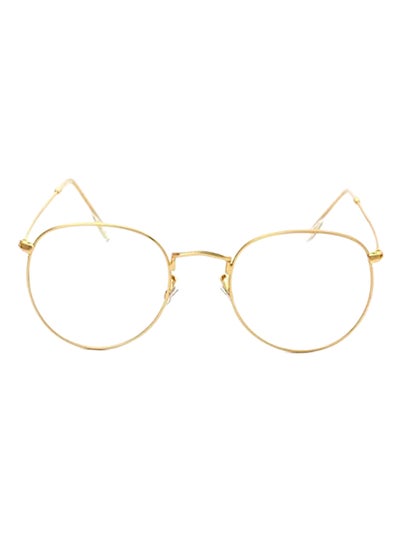 Buy unisex Round Clear Lens Oversized Frame in UAE