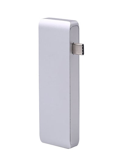 Buy 5-In-1 USB-C To Type C Card Reader Hub Silver in Egypt