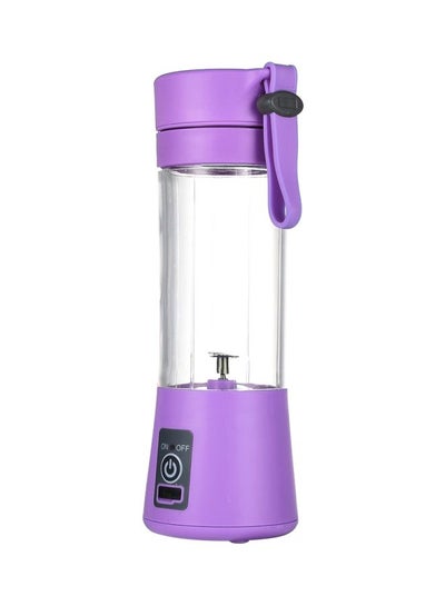 Buy 6-Blade Portable Fruit Juicer 400.0 ml 442255_4 Purple/Clear in Saudi Arabia