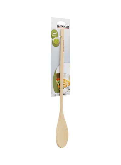 Buy Wooden Spoon Beige 35cm in UAE